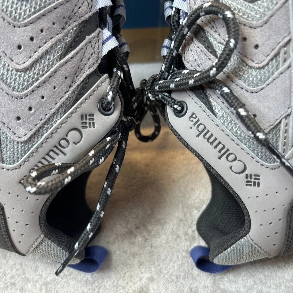 Columbia Strata Trail Low Hiking Shoe Women Size 10 Light Gray/Dark Gray New - Picture 5 of 11